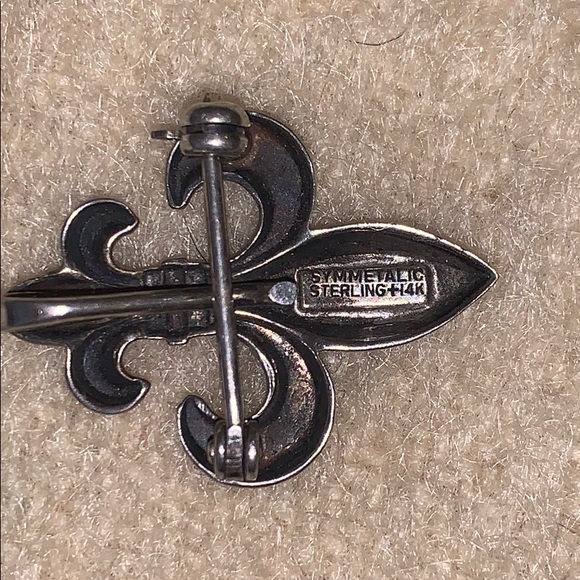 Vintage (50s) Symatellic convertible pin/pendant - Picture 10 of 11